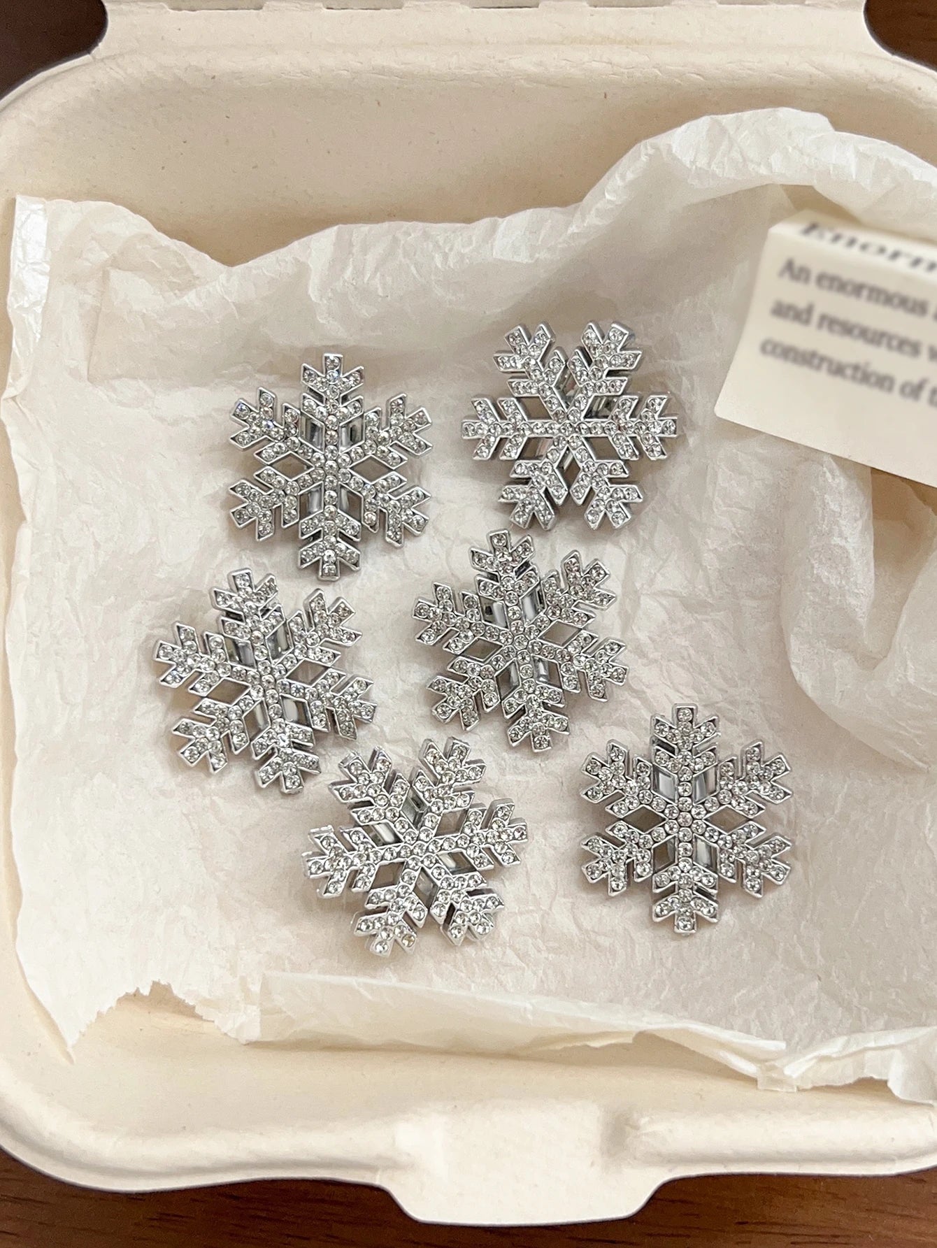 Snowflake Hair Clips